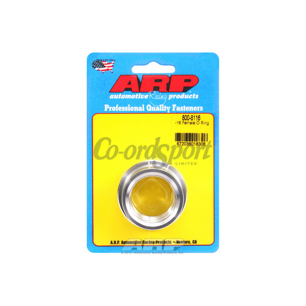 ARP -16 female O ring aluminum weld bung image
