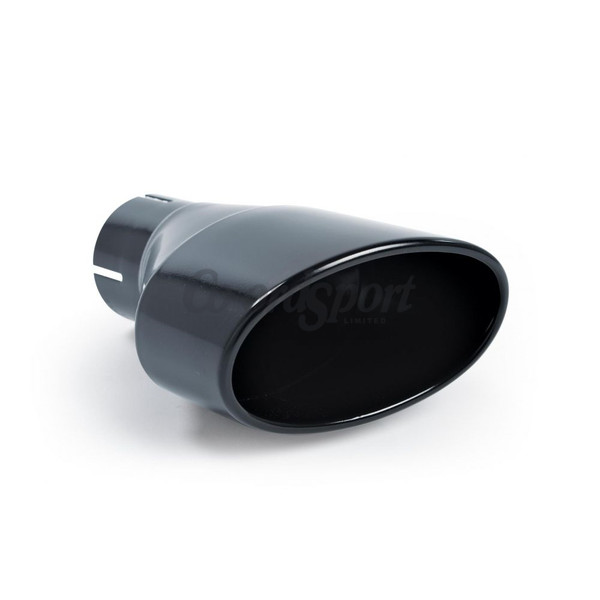 Milltek Sport LH Oval Trim Dual Inlet Black image