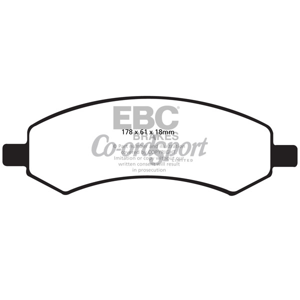 EBC Ultimax OEM Replacement Brake Pads image