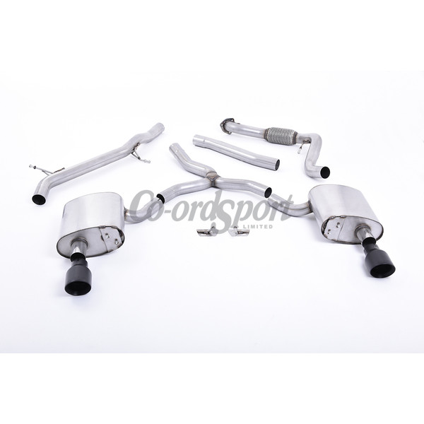Milltek Cat-back Audi A4 2.0 TFSI B9 Quattro Saloon and Ava image