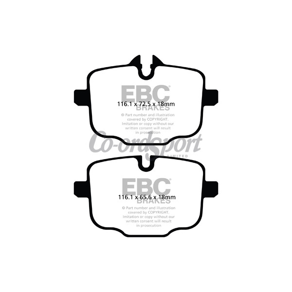 EBC Ultimax OEM Replacement Brake Pads image