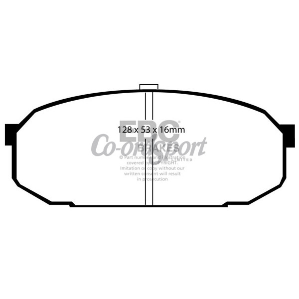 EBC Ultimax OEM Replacement Brake Pads image