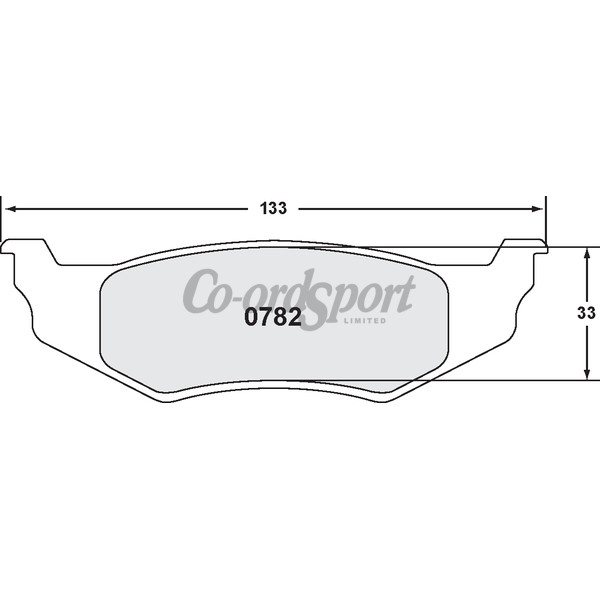 PFC 782 Carbon Metallic Brake Pad Set image