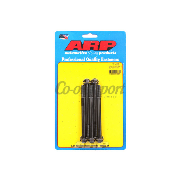 ARP 5/16-24 x 4.250 hex black oxide bolts image