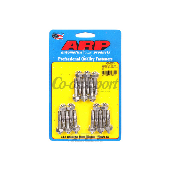 ARP Cast alum covers SS valve cover stud kit image