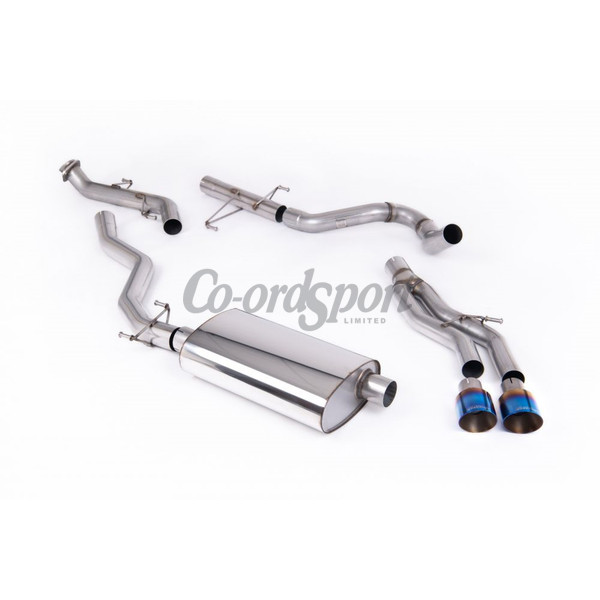 Milltek Exhaust - Non-Resonated Louder Catback with 2 x GT-100 Bu image