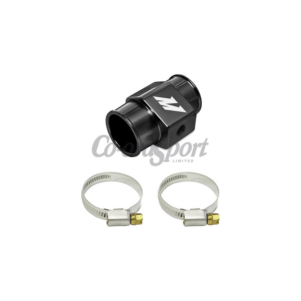 Mishimoto Water Temperature Sensor Adapter - 38mm - Black image