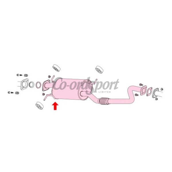 Fujitsubo Authorize S Exhaust NISSAN SERENA 2WD C CC25 MR20DE image