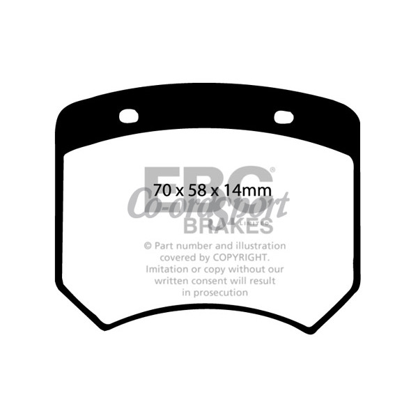 EBC Ultimax OEM Replacement Brake Pads image