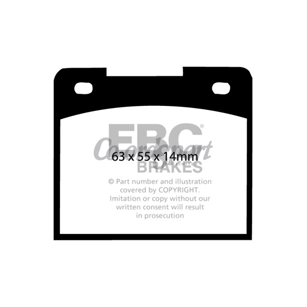 EBC Ultimax OEM Replacement Brake Pads image