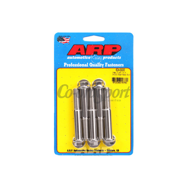 ARP 7/16-14 X 3.000 hex 1/2 wrenching SS bolts image