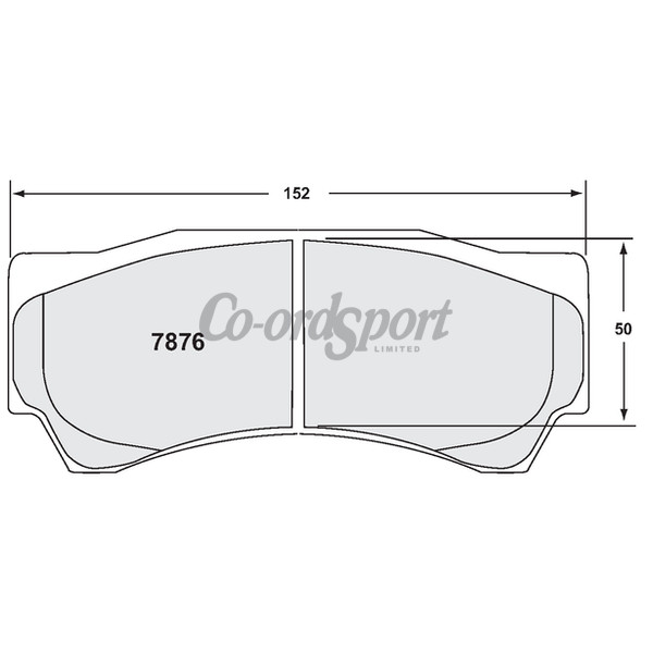 PFC 7876 Race Pad Set - 13 Compound 16 mm image