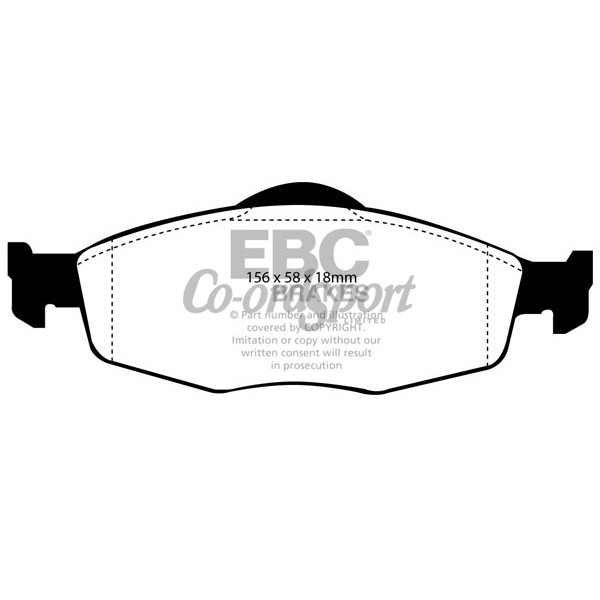 EBC Ultimax OEM Replacement Brake Pads image