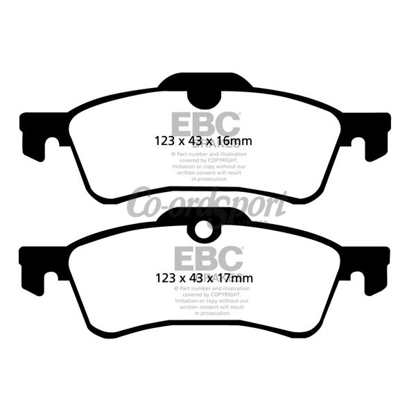 EBC Ultimax OEM Replacement Brake Pads image