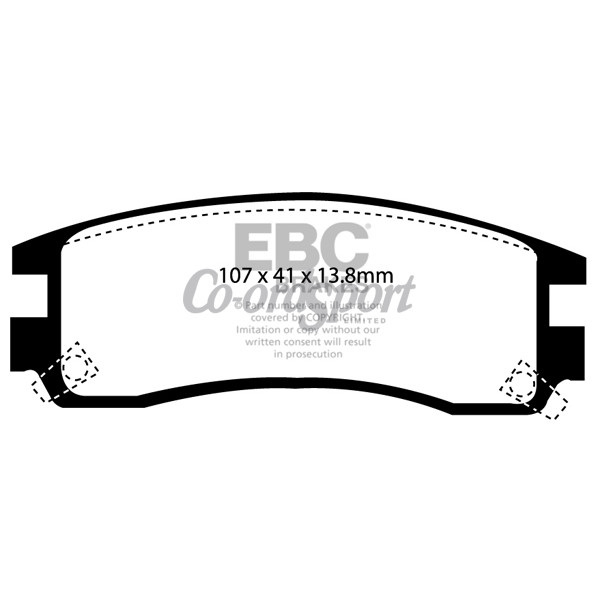 EBC Ultimax OEM Replacement Brake Pads image