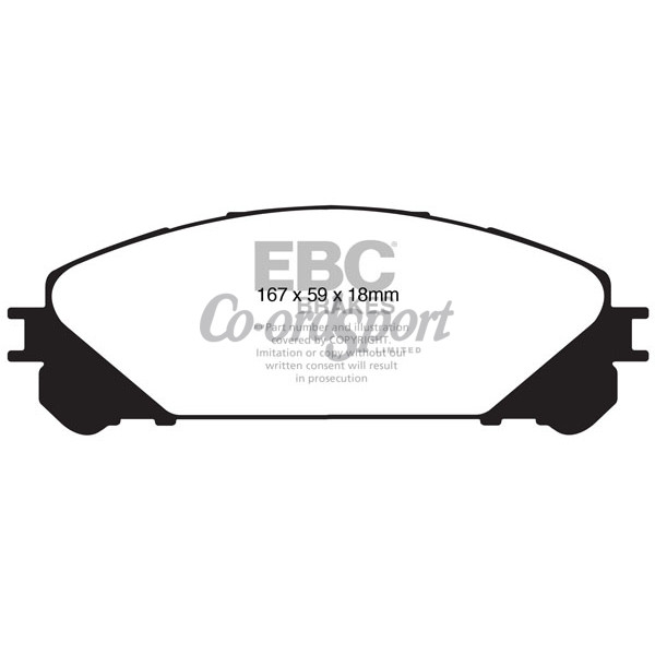 EBC Ultimax OEM Replacement Brake Pads image