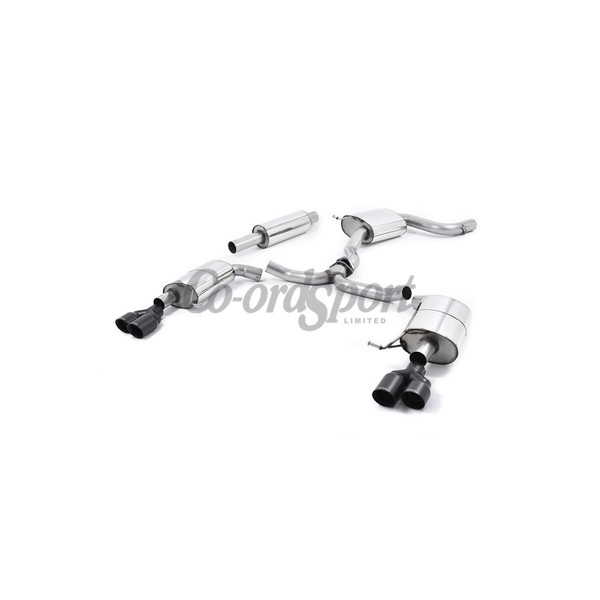 Milltek Sport RH Twin Cerakote Black Tip Assembly image
