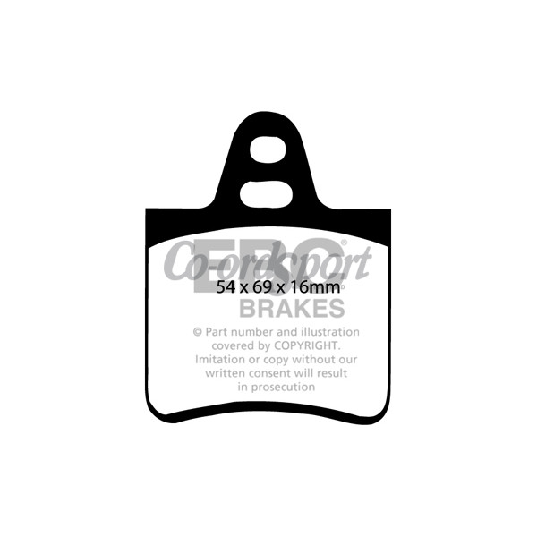 EBC Ultimax OEM Replacement Brake Pads image