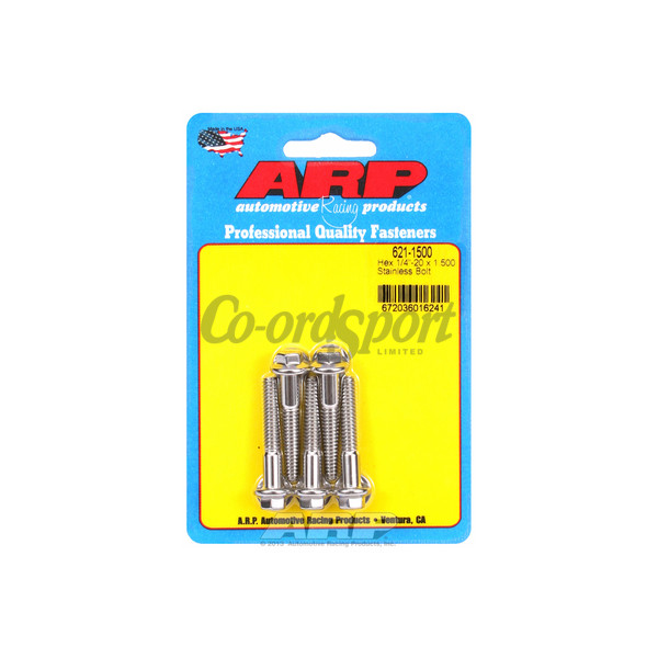 ARP 1/4-20 x 1.500 hex SS bolts image