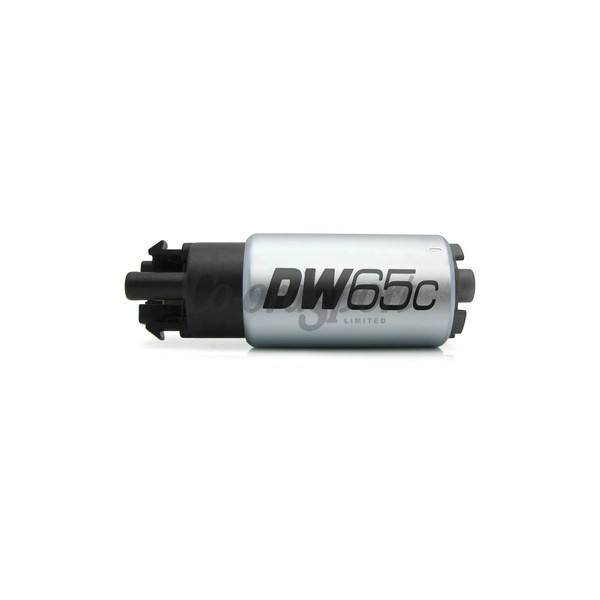 DW DW65C series  265lph compact fuel pump w/ mountingg clips image