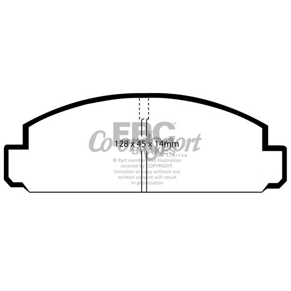 EBC Ultimax OEM Replacement Brake Pads image