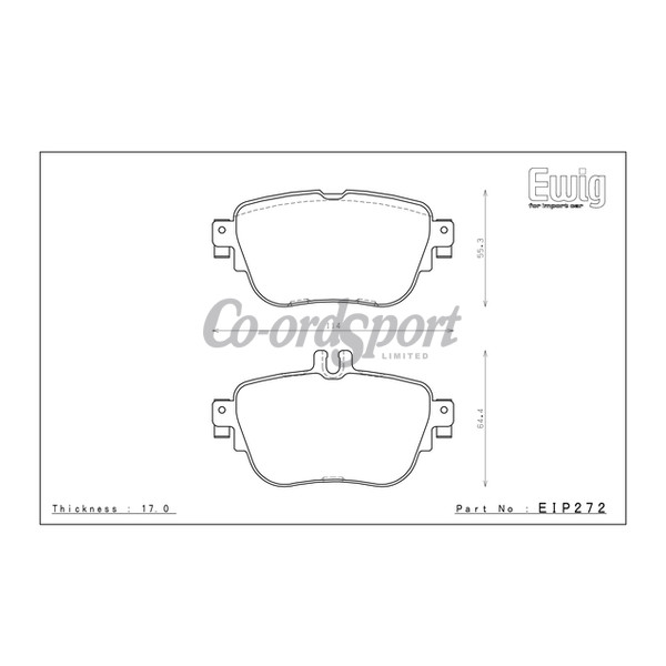 Endless Brake Pads S89F Compound image