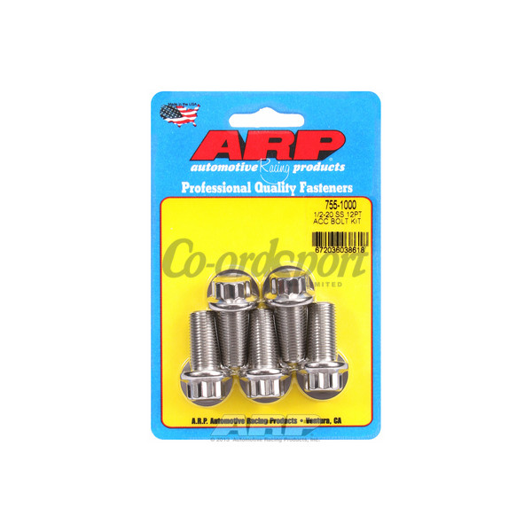 ARP 1/2-20 x 1.000 12pt SS bolts image