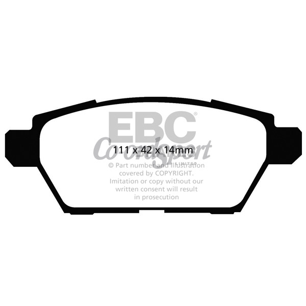 EBC Ultimax OEM Replacement Brake Pads image