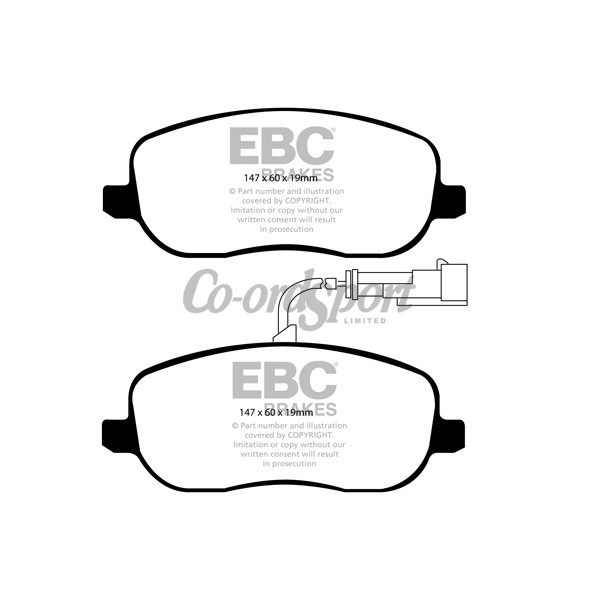 EBC Ultimax OEM Replacement Brake Pads image