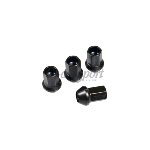 RAYS 17HEX RACING NUT L35 MED 16P 12X1.5 BK (Black) image