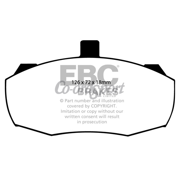 EBC Ultimax OEM Replacement Brake Pads image