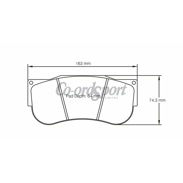 Pagid racing brake pads - RST1 image