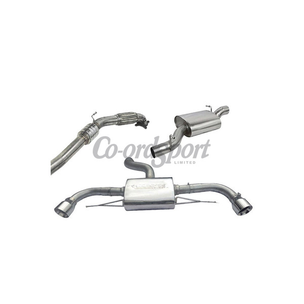 COBRA Audi TT 2.0 TFSI (Quattro) Dual Exit TailPipes (12-14) image