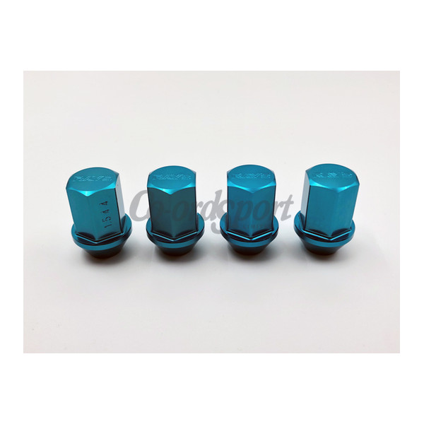 Rays Duralumin Nut Set (4) STD M12x1.5 Blue image