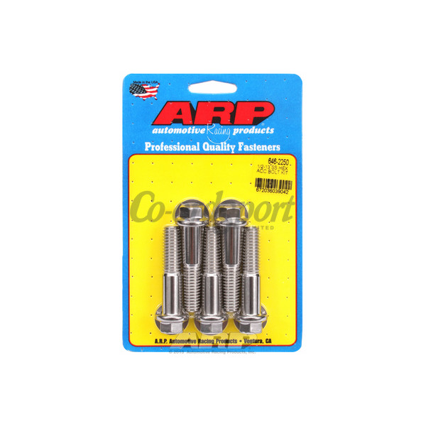 ARP 1/2-13 X 2.250 hex SS bolts image