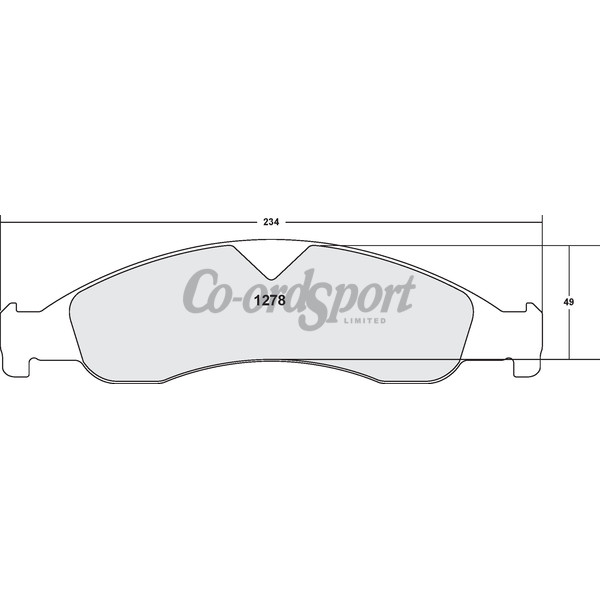 PFC 1278 CARBON METALLIC BRAKE PAD SET image