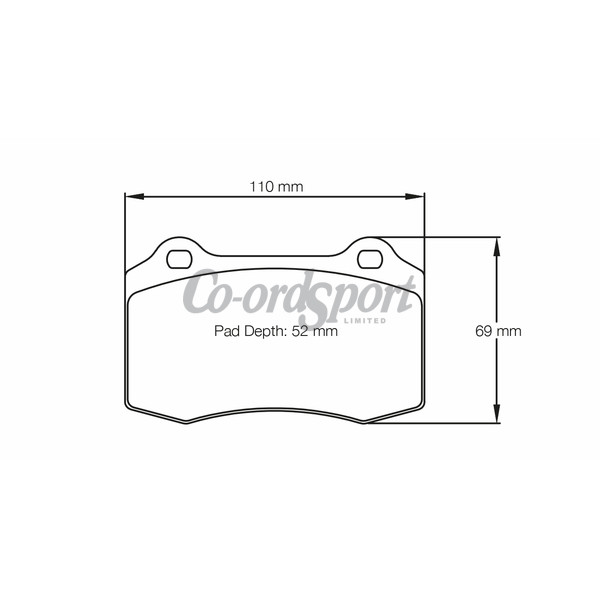 Pagid racing brake pads - RSL1 image