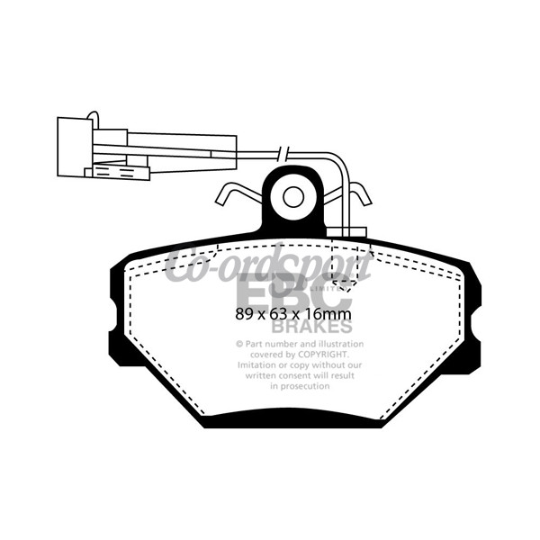 EBC Ultimax OEM Replacement Brake Pads image