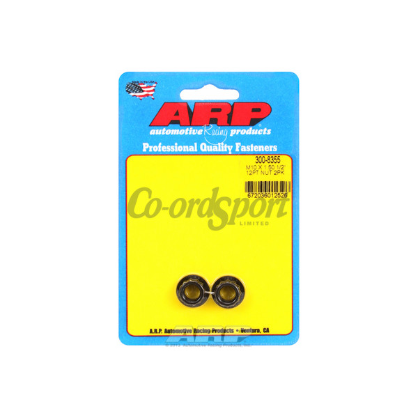 ARP M10 x 1.50 12pt nut kit image