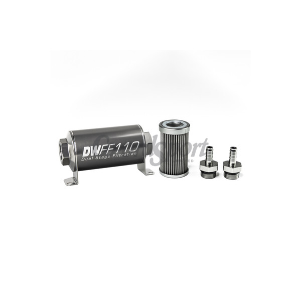 DW In-line fuel filter element and housing kit  stainless st image