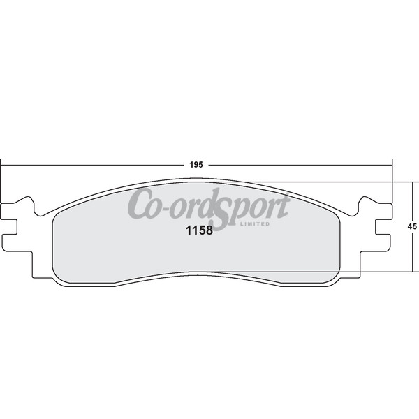 PFC 1158 Carbon Metallic Brake Pad Set image