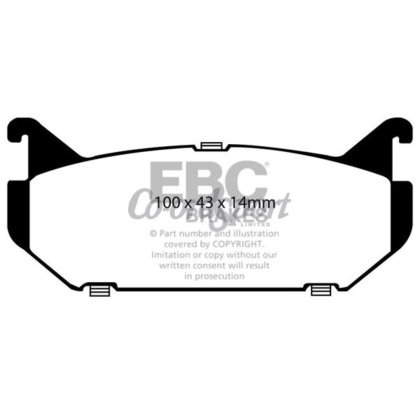 EBC Ultimax OEM Replacement Brake Pads image