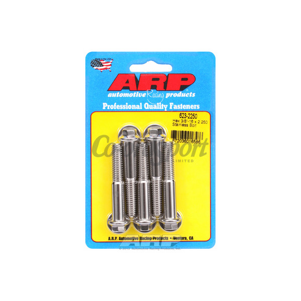 ARP 3/8-16 x 2.250 hex SS bolts image