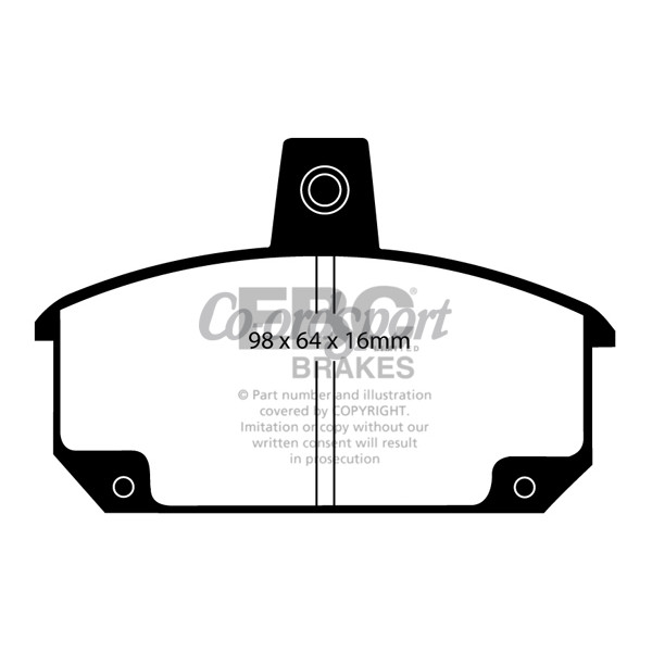 EBC Ultimax OEM Replacement Brake Pads image