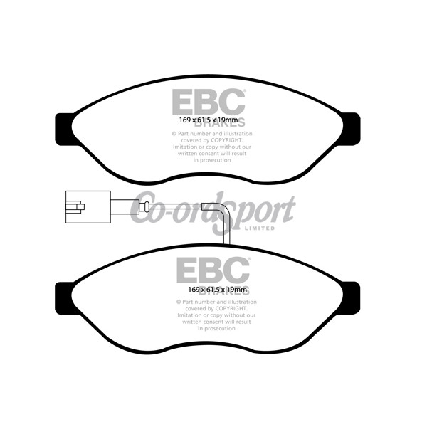 EBC Ultimax OEM Replacement Brake Pads image