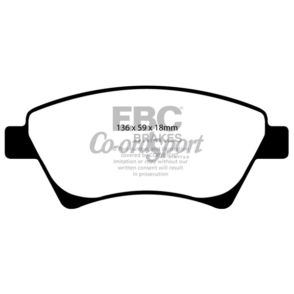 EBC Ultimax OEM Replacement Brake Pads image