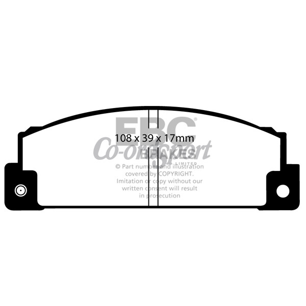 EBC Ultimax OEM Replacement Brake Pads image