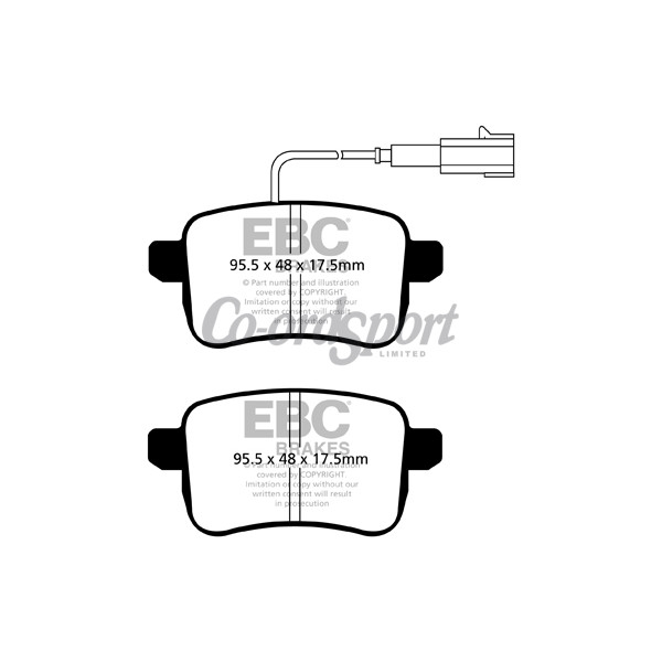 EBC Ultimax OEM Replacement Brake Pads image