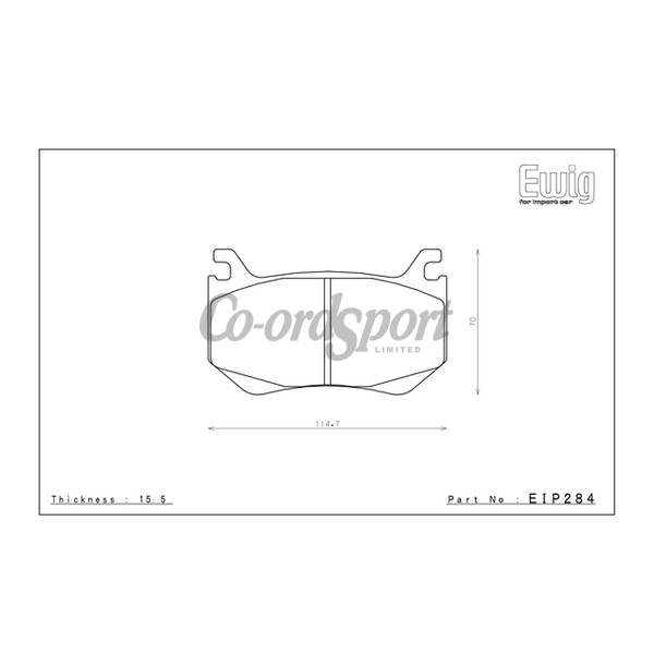 Endless Brake Pads S89F Compound image