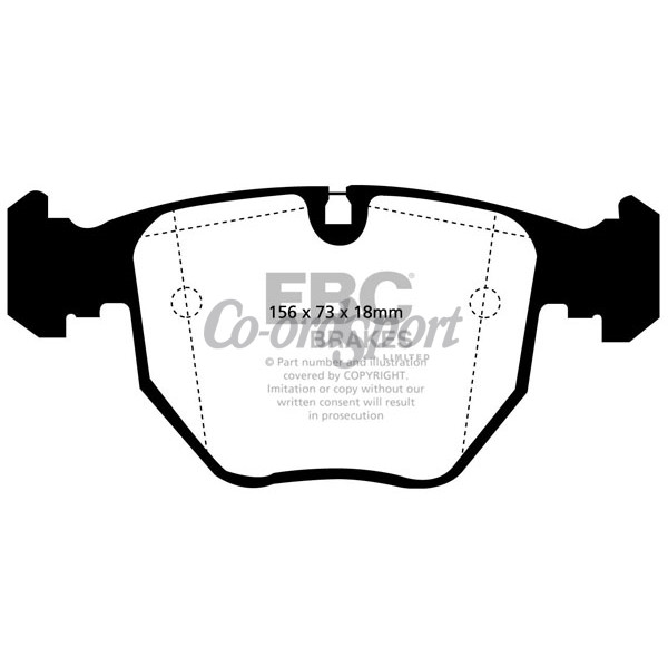 EBC Ultimax OEM Replacement Brake Pads image